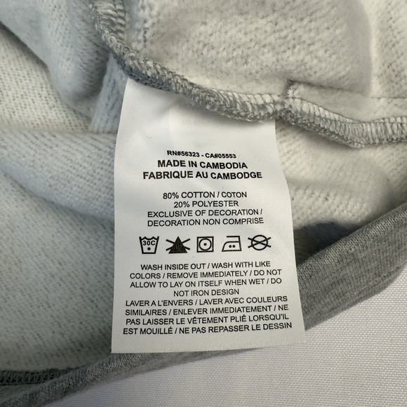 Nike Club Fleece Oversized Mock-Neck Sweatshirt Womens Medium FB8664-063 Gray - Picture 7 of 10
